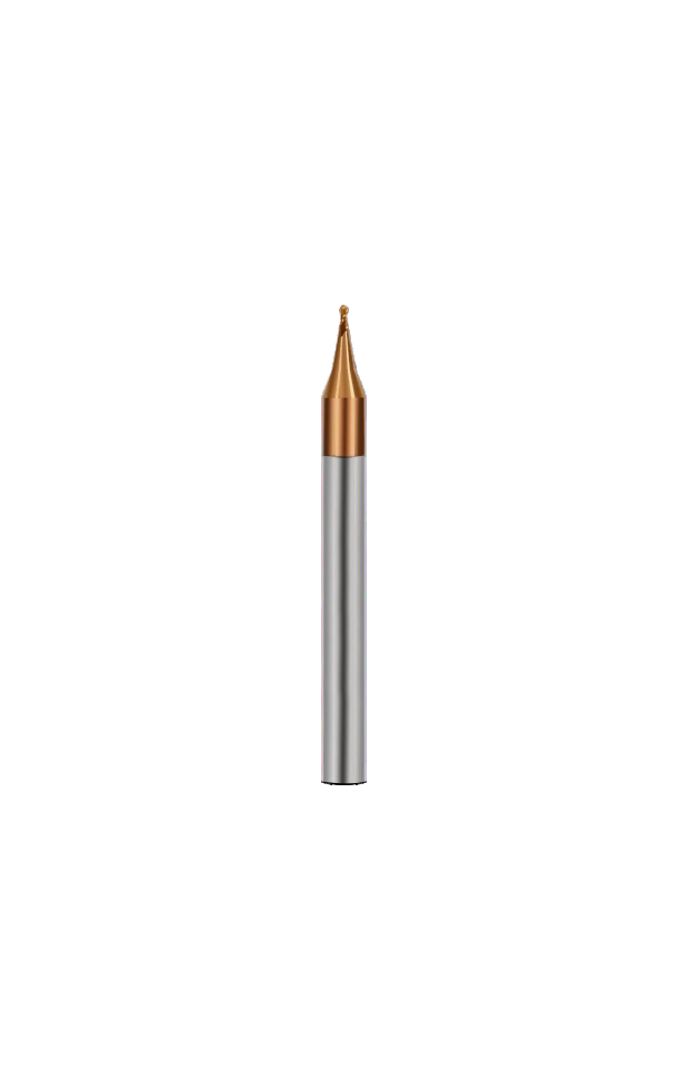 Микрофреза 55 HRC, сферическая, 2 зуба