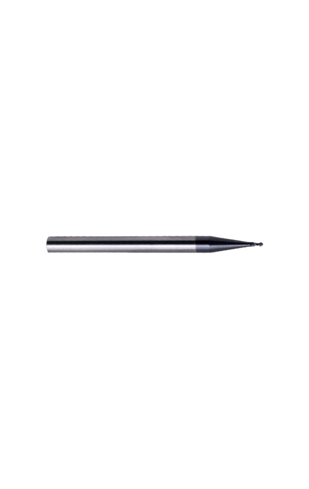 Микрофреза 60 HRC, сферическая, 2 зуба