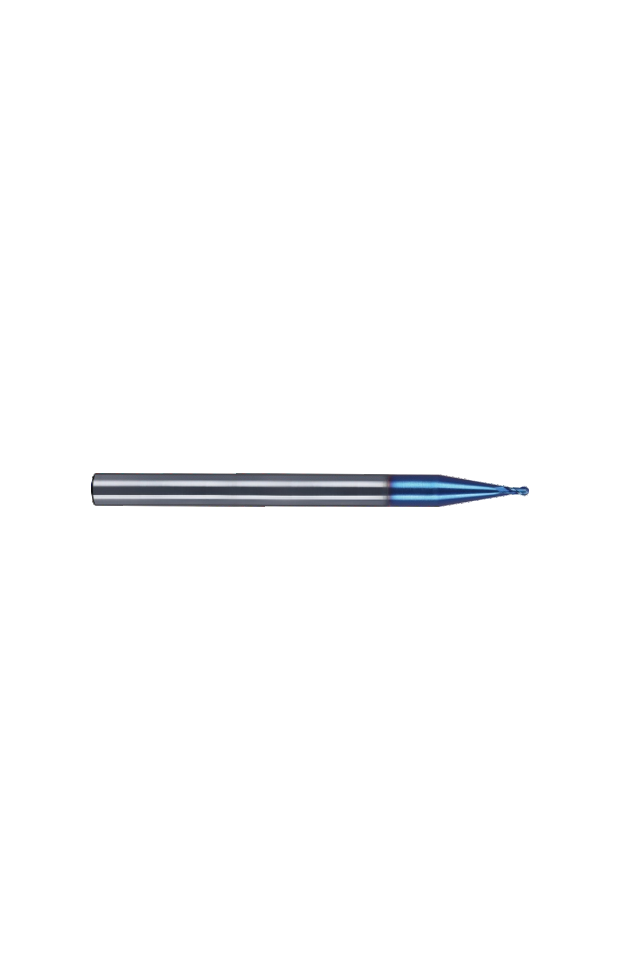 Микрофреза 65 HRC, сферическая, 2 зуба